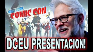 JAMES GUNN PRESENTACION NEW YORK COMIC CON FUTURO DCEU CREATURE COMMANDOS SUPERMAN Y JUSTICE LEAGUE?