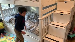 Bedz King Full over Full bunk bed review