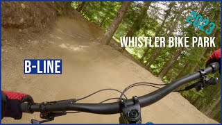 Whistler Bike Park 2023 - B-Line [4K] POV Trail