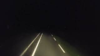 cold Scania V8 sound at night