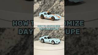 HOW TO CUSTOMIZE DAYTONA COUPE #hotwheels #diy #daytona #shelby #custom #tutorial #gulf