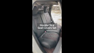 How do I install Honda CR-V rear seat covers? #follow #usa #america #honda #freesoo #hondacrv