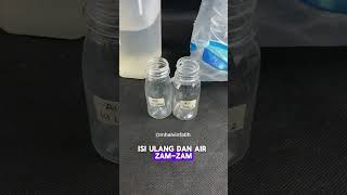 Menakjubkan inilah hasil test Air Minum Zam Zam air terbaik di Dunia