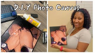 How to Make Easy D.I.Y Photo Canvas 2023