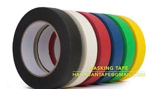 Self Adhesive Color Decoration Masking Paper Tape Manufacturer