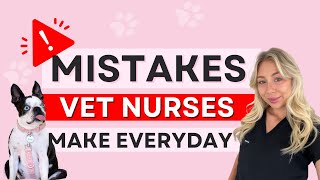 Mistakes Vet Nurses make everyday in Vet Clinics 🩺👩🏼‍⚕️🐾