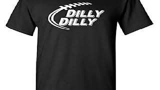 Dilly Dilly Football Sarcastic Novelty Graphic Funny T Shirt L Black 2019