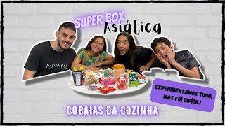 Quase vomitamos !! Super box de comidas Asiáticas! Experimentamos tudo que você pode imaginar!