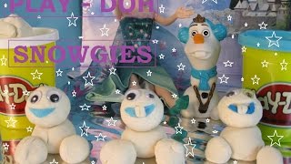 PLAY-DOH Snowgies Chatterbacks from Disney Frozen Fever Elsa Olaf