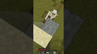 HOW TO SORFOCATE IRON COLEM #minecraft #short #IRONCOLEM