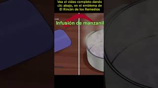 ENJUAGUES BUCALES CON INFUSIÓN DE MANZANILLA PARA EL DOLOR DE MUELAS