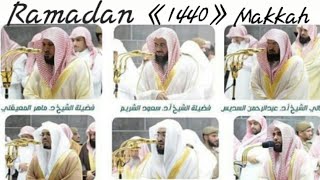 Top 6 Imams💜 (Quran Reciters) for Makkah Taraweeh 2019 ⭐ 1440 || * Must Watch * ||