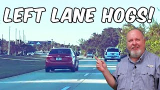 Left Lane Hogs KNOW NOTHING About Traffic Laws!