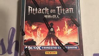 Unboxing a MetaX Attack on Titan Demo Deck