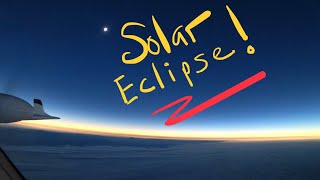 Solar Eclipse in Flight! Tecnam P2006T Enters Totality !