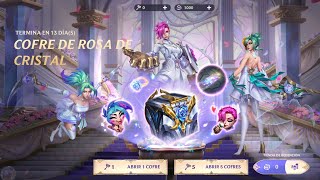 Nuevas skins ROSA DE CRISTAL! Abriendo Cofres para obtener las skins? - Wild Rift