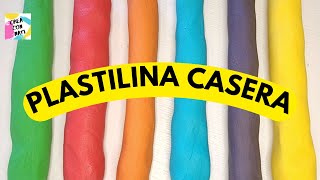 Cómo hacer PLASTILINA CASERA fácil