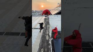 MONEY HEIST vs POLICE 🚔 Escaping #moneyheist #police #parkour #latotem