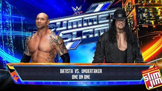 WWE 2K24 Universe Mode | Batista Vs Undertaker | SUMMERSLAM Night 1