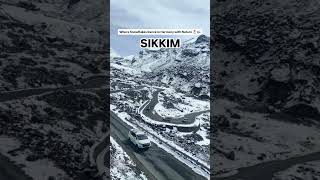 Sikkim #snowfall #viral #northsikkim #viralshots #trendingshorts #trending