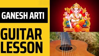 Jai Ganesh | Guitar lesson | Ganesh Aarti on Guitar