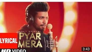 Pyar Mera (Lyrical) | Sumit Goswami | Sahil | Anishh | New Haryanvi Song 2021 | T-Series