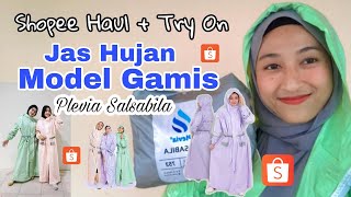 Shopee Haul Jas Hujas Aesthetic Model Gamis Muslimah Salsabila Plevia 753