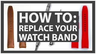 How to Replace Your Watch Band - Everest Bands