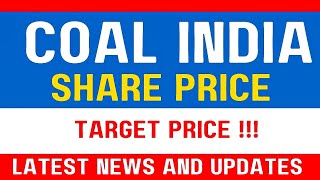 Coal india share latest news today| share price | target price| 4% 🚨 declined