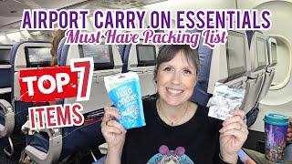 Airplane Essentials - TOP Carry On Must Haves