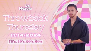 Throwback Thursday | 70's, 80's, 90's, 00's  | La Mezcla Con DJ Vila | 3 Horas Live | 11/07/24