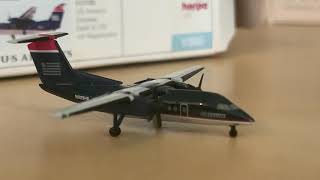 HERPA U.S.AIRWAYS EXPRESS DASH 8-100 REVIEW (1:500 Scale)