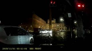 [DashCam] Driving in Rome while "Circles" (Post Malone) plays on "m2o" 2019/11/01 h.03:38