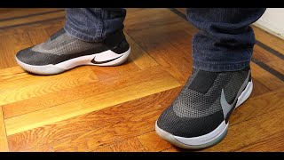 Nike Adapt BB Black Pure Platinum Sneaker Review + On Foot Look