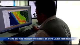 Visita del vice embajador de Israel en Perú, Jakin Mandelblum al Cenepred