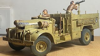 LRDG truck … a favorite …Tamiya 1/35 #igosurg #igomodds