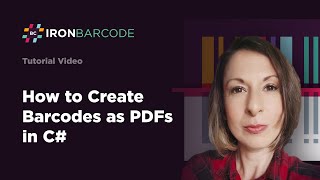 How to Create Barcodes as PDFs in C#