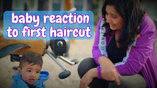 Baby Reaction To First Hair Cut,Life In Calgary : Vlog 10