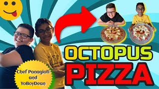 Octopus pizza by Chef Panagioti and YoBoyDean! 🐙 🍕