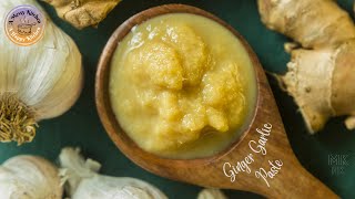 GiNGER GARLiC PASTE | Fresh Homemade With NO Preservatives| How to Store & TiPs | A Basic Recipe