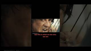 Movie Qoute in Rambo- what's your call? 💪👍#rambo #epic #viralshort  #movieqoutes  #ctto