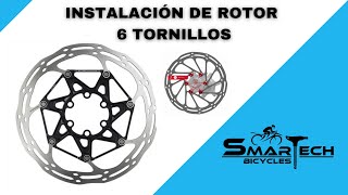 Cómo instalar rotores o discos de freno 6 tornillos.