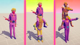 EVOLUTION OF GIORNO GIOVANNA - Totally Accurate Battle Simulator TABS