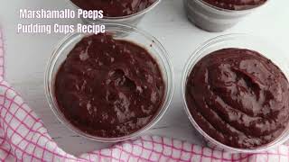 Peeps Pudding Cups Recipe