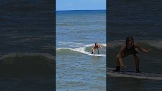 First time surfing  🏄‍♀️  #maui