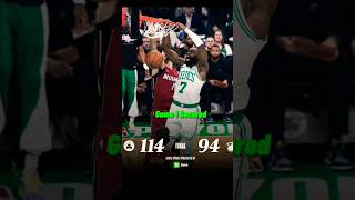 BEAT THE HEAT! 🔥 Celtics wins game1 in Boston #nba #celtics #heat #basketball #nbahighlights #shorts