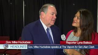 Mike Huckabee campaigns for Alan Clark