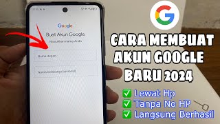 Cara Membuat Akun Google Baru