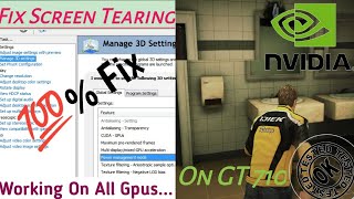 How to Fix Screen Tearing on Nvidia GeForce GT 710 in Games