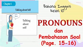 PRONOUNS II PEMBAHASAN SOAL II BAHASA INGGRIS KELAS 10 II BAB 1